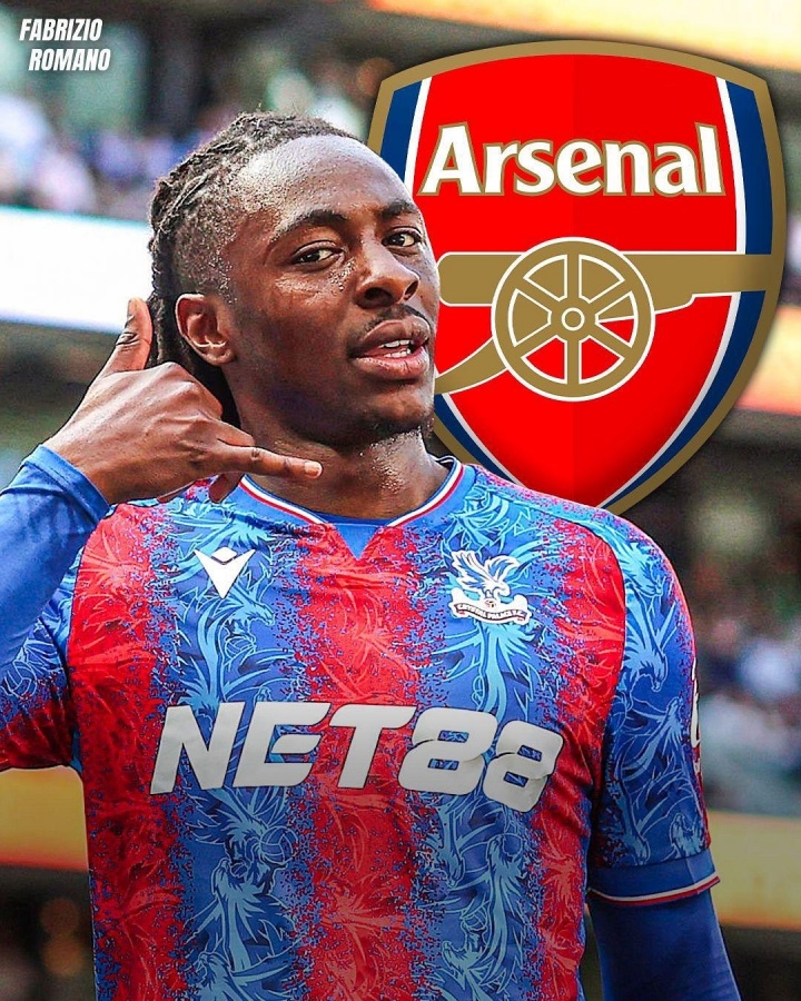 罗马诺透露：阿森纳6000万镑竞购埃泽，有信心截胡热刺达成交易